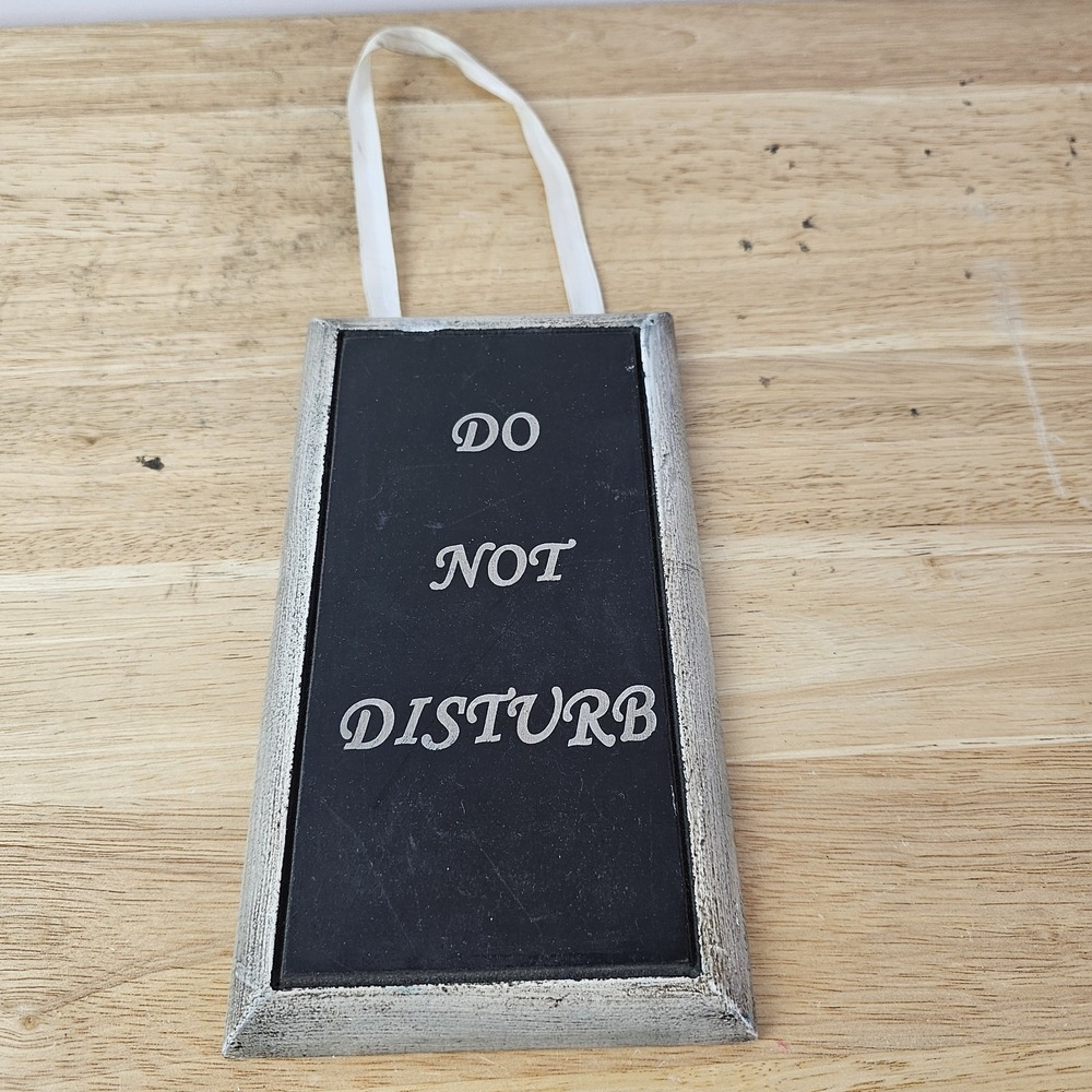 Cost Plus 2012 Farmhouse Coastal Do not disturb door locked closet hanging‎ sign